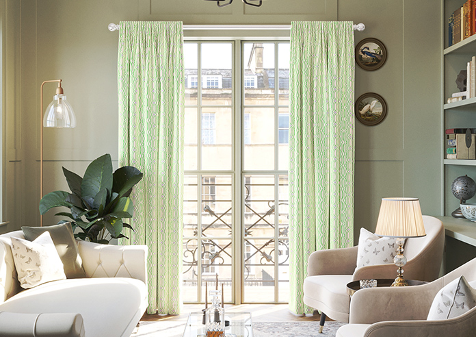 Opulent Scallop, Spearmint - Made To Measure Curtains - Image 3